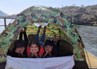 biggest campsite in udaipur