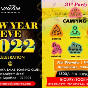 camping parties in udaipur